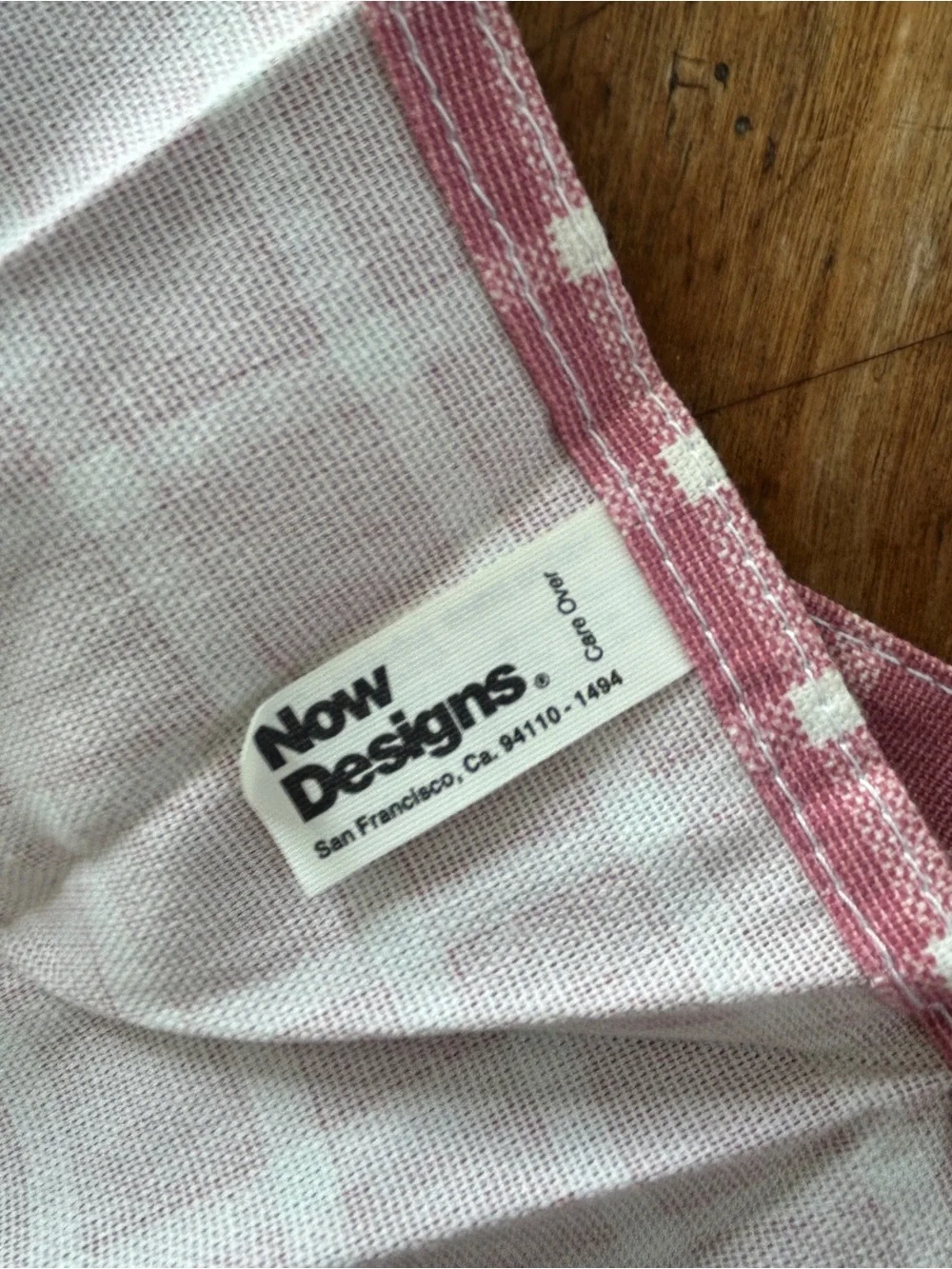 Made in USA Vintage Pink Cotton Plaid Kitchen Apron